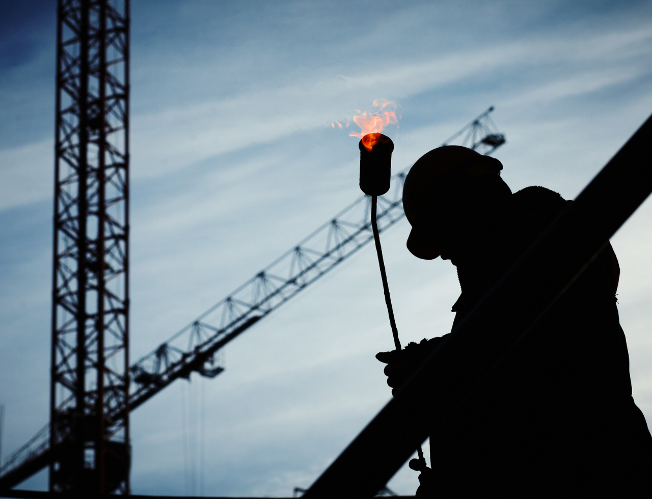 Industrial construction background